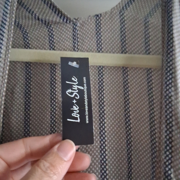 Leopard Pattern Open Front Kimono Cardigan One Size Drapey Boho - Picture 5 of 6